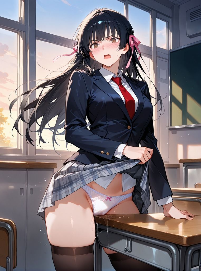 サンプル画像5:普段はクールで強気な娘だけど放課後のオナニーがバレてしまい…(アクロエ) [d_669192]