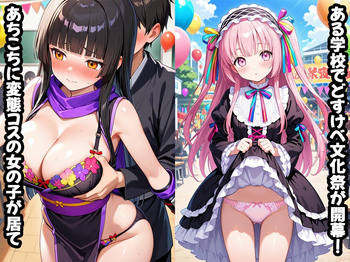 どすけべコスプレ文化祭（CG500枚） ふぇっちずむ エロ画像2
