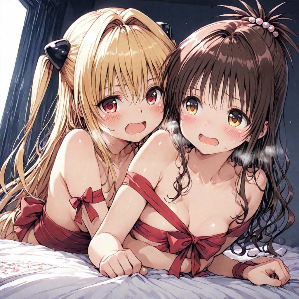 サンプル画像4:美柑と誰か！？(sweet waffle) [d_669345]