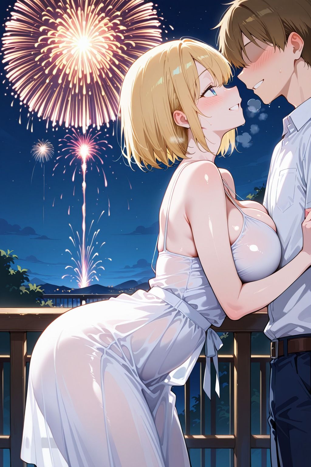 サンプル画像1:巨乳でハーフな彼女にヌかれたい(戦国まのん) [d_669359]