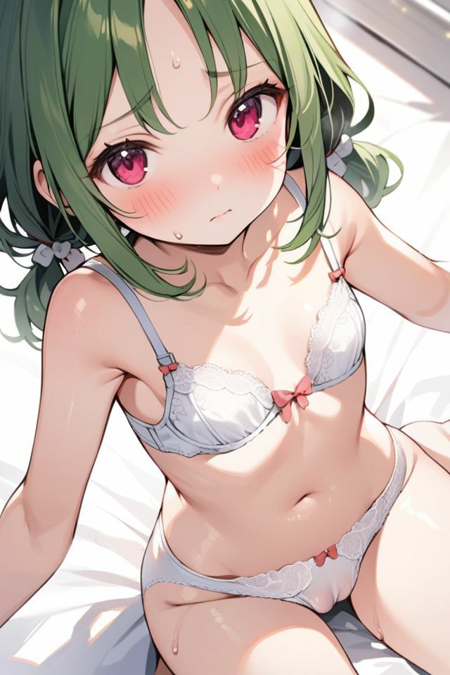 パンコレ_貧乳少女達の特別下着チェック サンプル画像 9