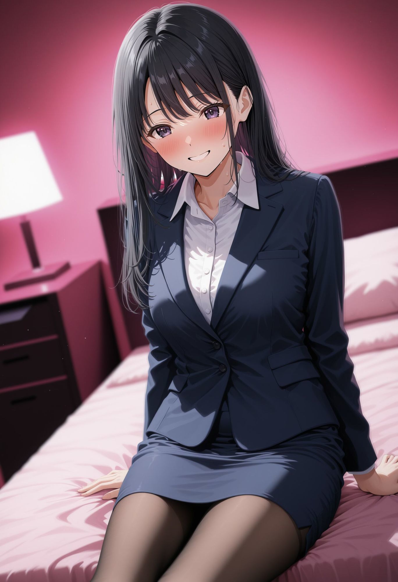 サンプル画像2:社会人コスプレイヤーの秘密ラブホ撮影会 OL編(ゆめ花ろう) [d_669420]