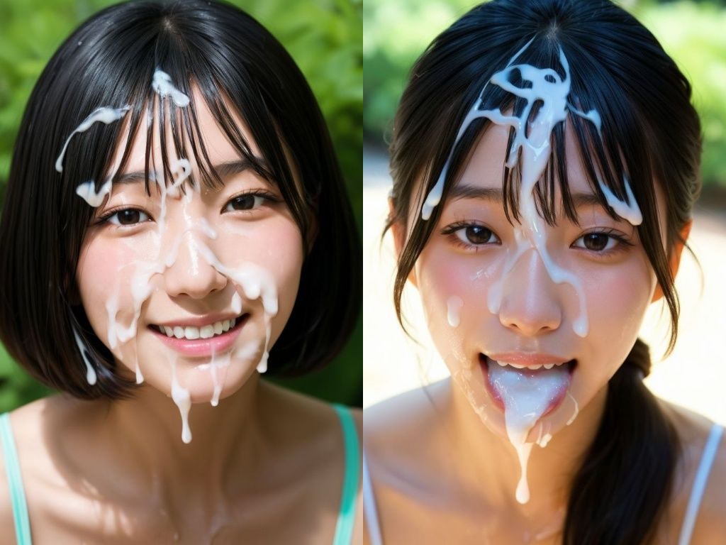 サンプル画像4:精子ぶちまけ顔射グラビアモデル(白夜倶楽部) [d_669462]