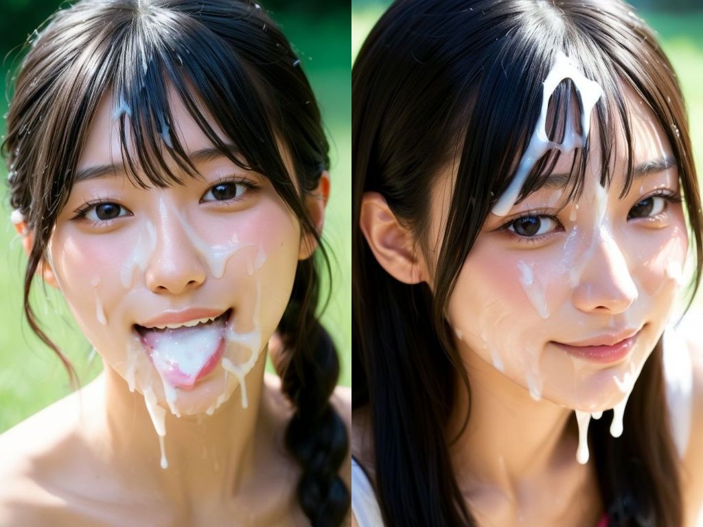 精子ぶちまけ顔射グラビアモデル 画像9