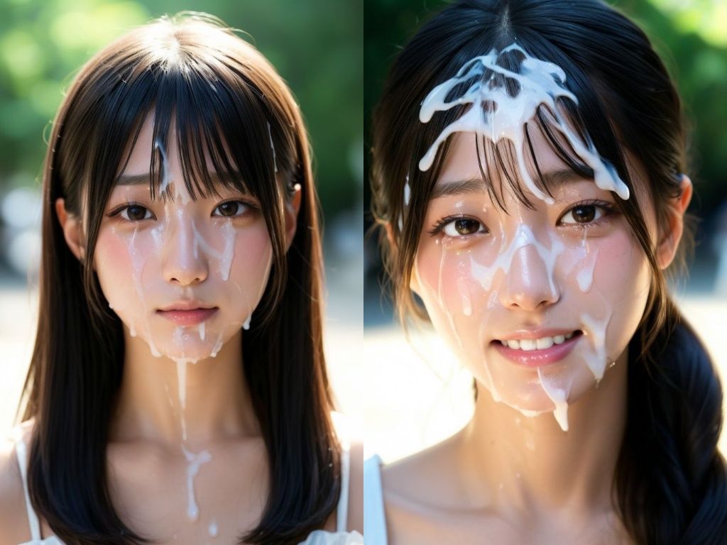 精子ぶちまけ顔射グラビアモデル 画像10