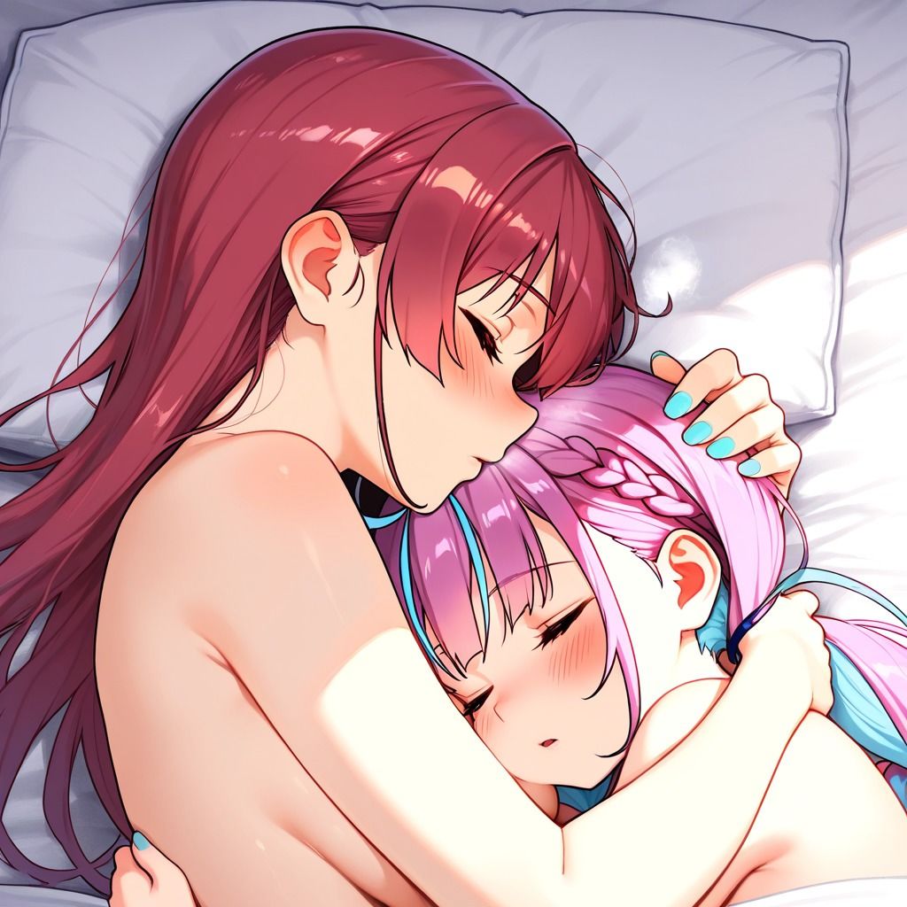 サンプル画像6:【R-18】湊あくあ×宝鐘マリン 80枚(ErosLily) [d_669505]