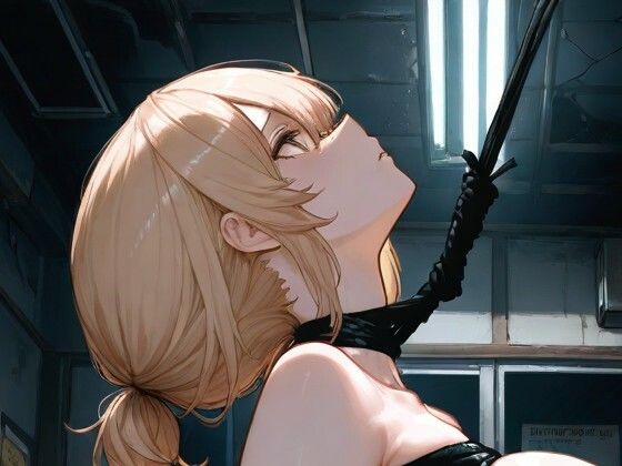 【無料エロ漫画】緊縛図鑑4(廃ビル黒縄緊縛編)(同人集団とるとれす) d_669507