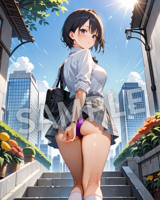 サンプル画像1:New階段パンチラ集(カレン/Karen) [d_669612]