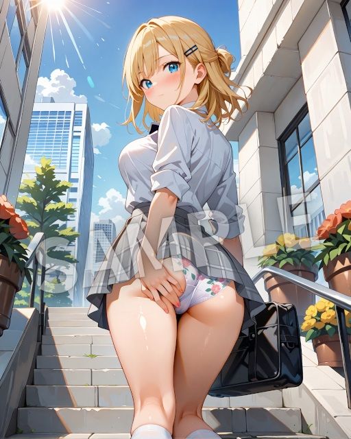 サンプル画像2:New階段パンチラ集(カレン/Karen) [d_669612]