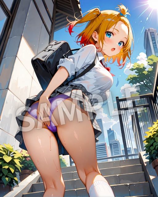 サンプル画像4:New階段パンチラ集(カレン/Karen) [d_669612]