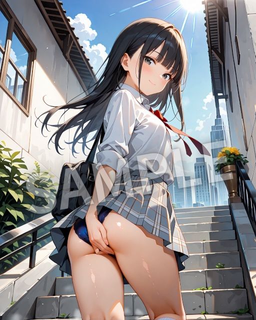 サンプル画像6:New階段パンチラ集(カレン/Karen) [d_669612]