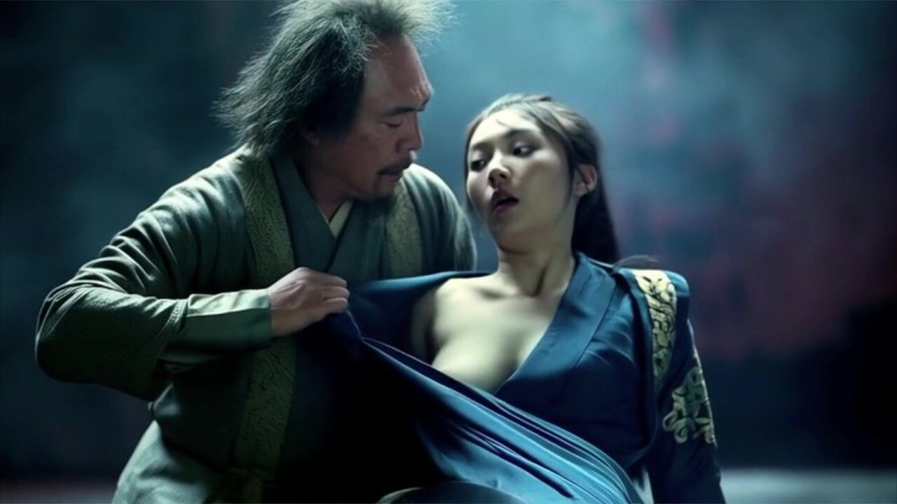 女剣士リョナシリーズ1  剣豪4姉妹vs老人剣士集団 画像8