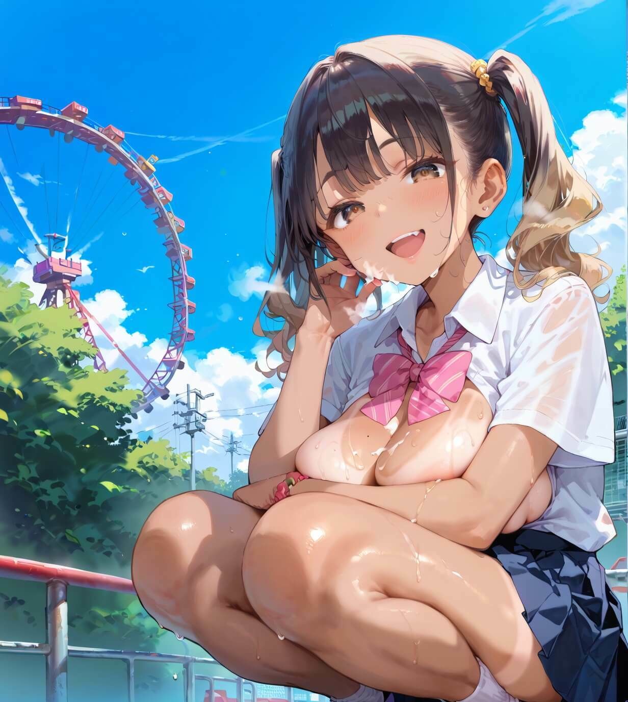 サンプル画像3:ギャルとのデートは、刺激的過ぎる！！6・210枚(フルーツに語らせたい) [d_669671]