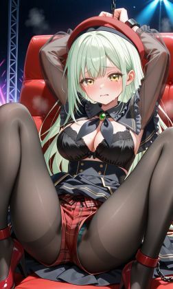 サンプル画像1:若〇睦 Mutsumi_W〇kaba モ〇ティス M〇rtis  バンド〇！  生成AI画像集(I.Nyowton) [d_669806]