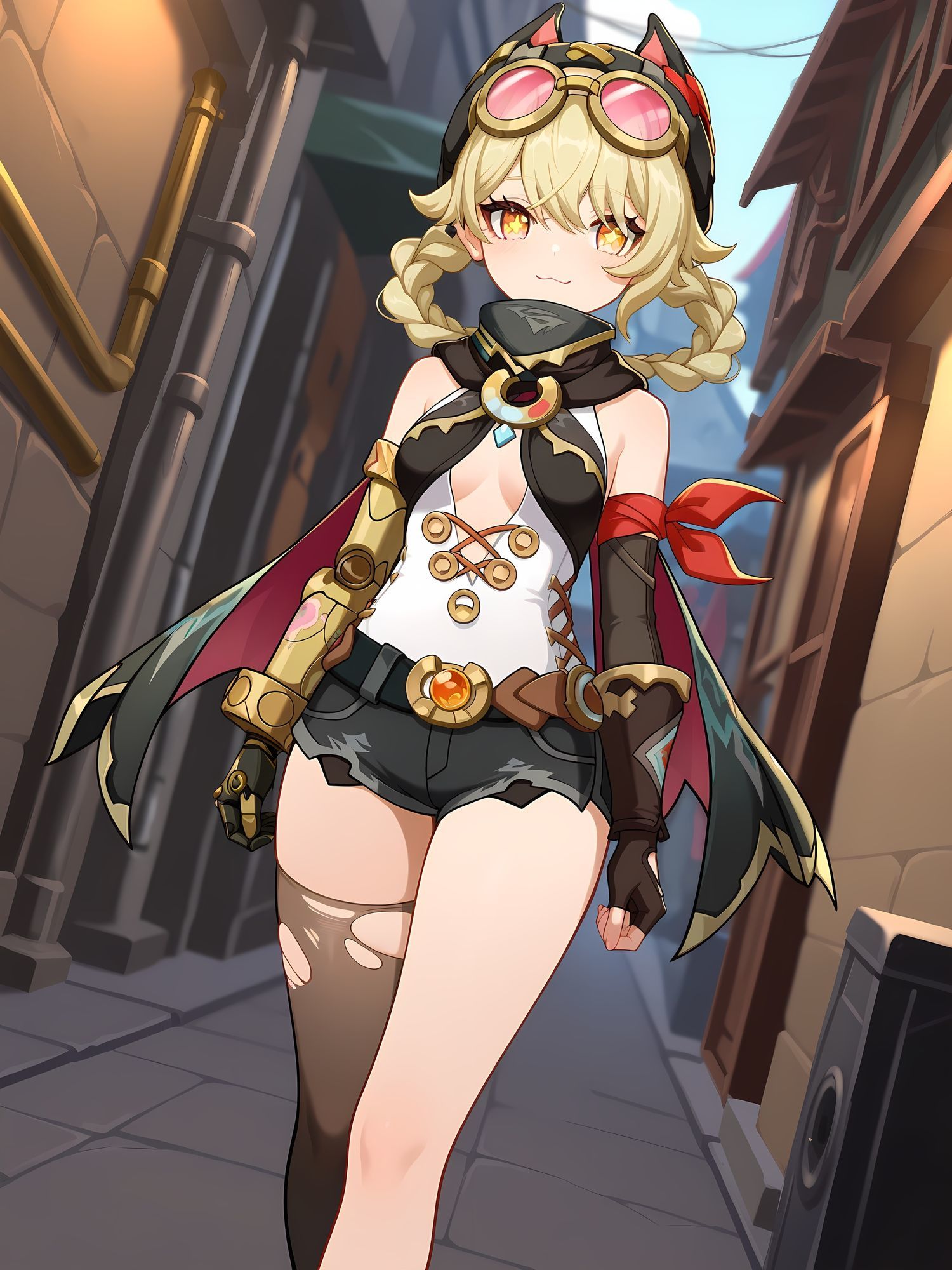 サンプル画像1:路地裏でヤ◯ォダちゃんと催○セックス！(にょすらもっち) [d_669830]