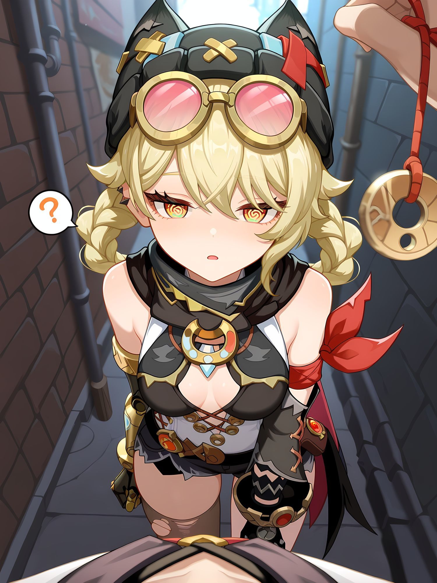 サンプル画像2:路地裏でヤ◯ォダちゃんと催○セックス！(にょすらもっち) [d_669830]