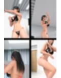 才色兼備の万能女性格闘家 霧島 愛唯の水着モデル風写真集JDModel_02