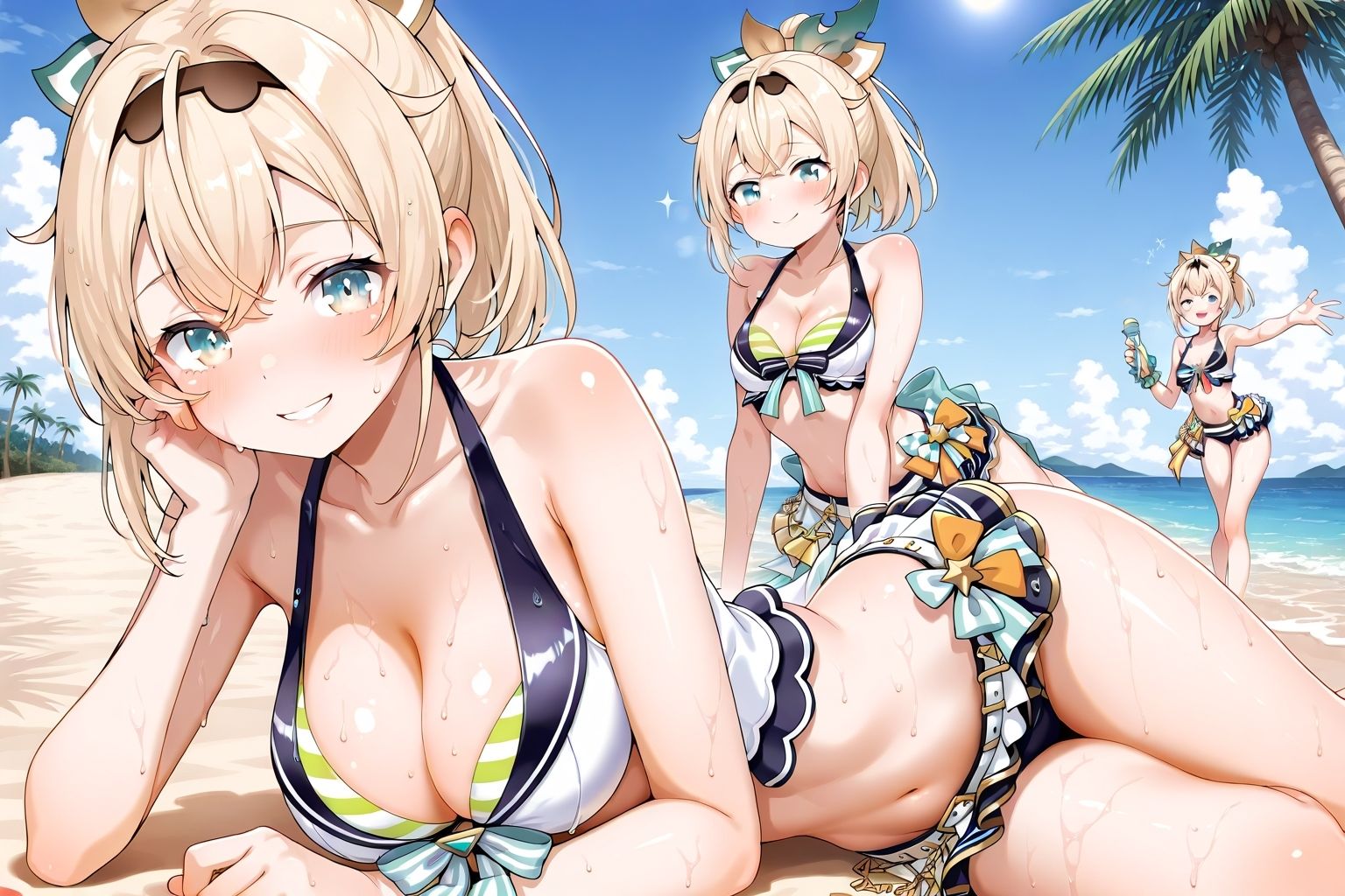 サンプル画像6:夏ギュン！風真いろは編(AIホロアートワークス) [d_669873]