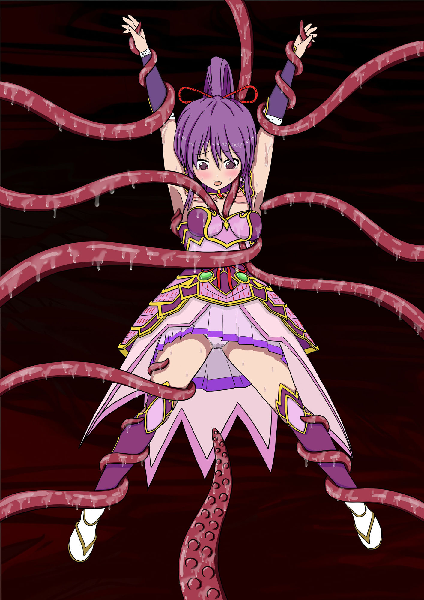 サンプル画像3:触手調教記録 〜徳川イエヤス〜 vol.1＜服辱編＞(パチンカスの逆襲) [d_669887]