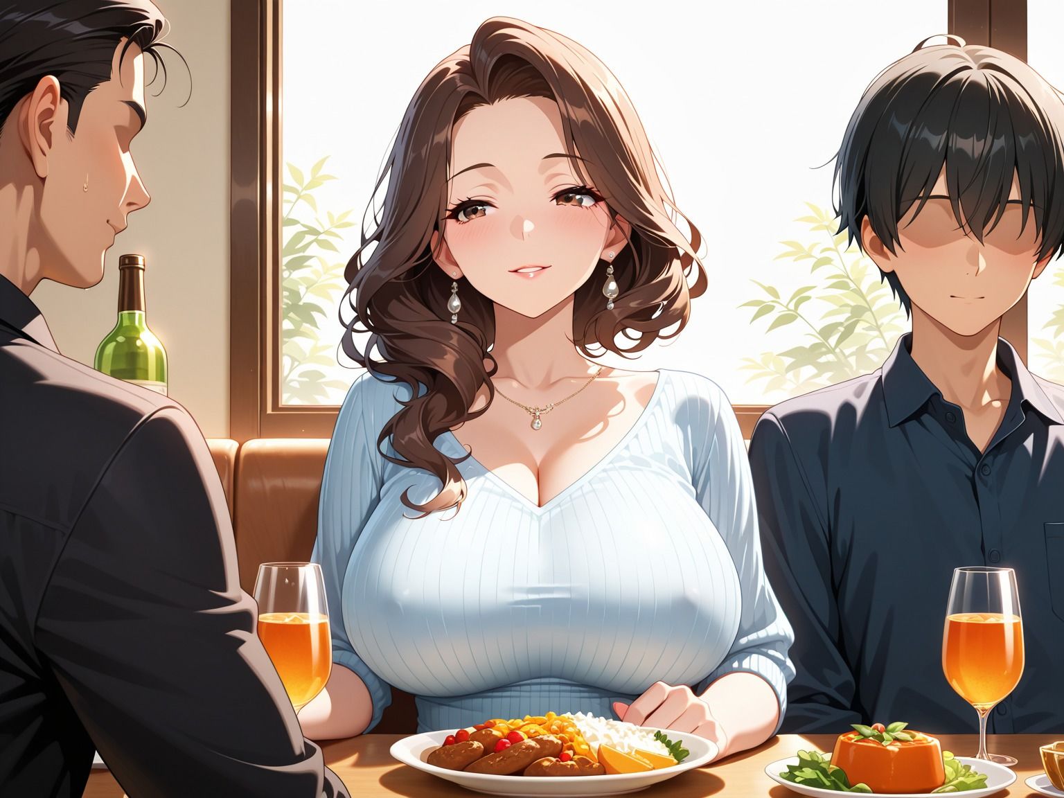 欲求不満などすけべ巨乳人妻とねっとり濃厚SEX 画像1