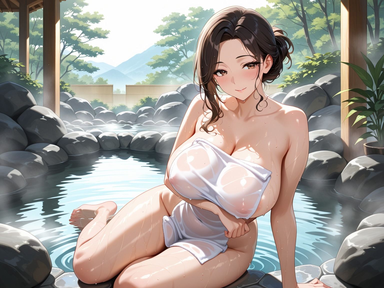 欲求不満などすけべ巨乳人妻とねっとり濃厚SEX 画像5
