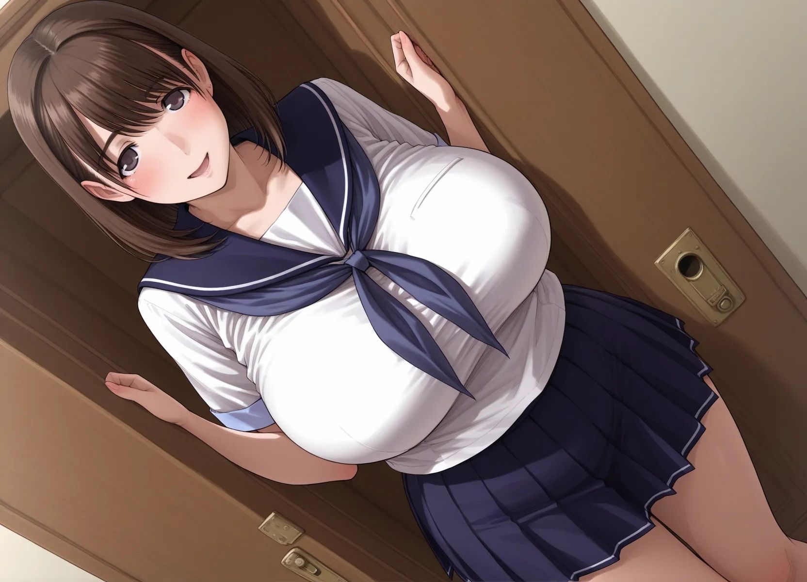 サンプル画像1:姉ヶ崎寧々 ムチムチな年上彼女とお泊りえっち(milfai) [d_670031]