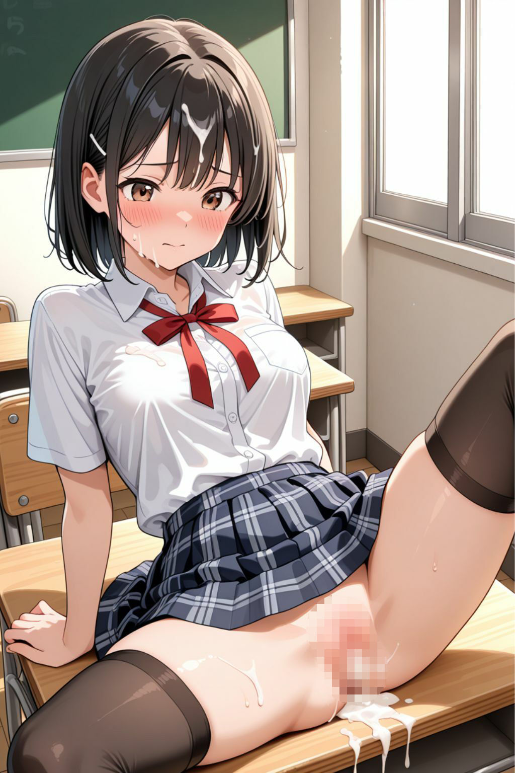 サンプル画像2:女子校生  爆乳快楽堕ち  洗脳教育で孕ませ放題にされる(こひつじスタジオ) [d_670047]