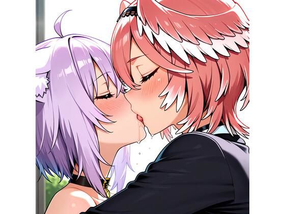 【R-18】猫又おかゆ×鷹嶺ルイ 58枚の画像