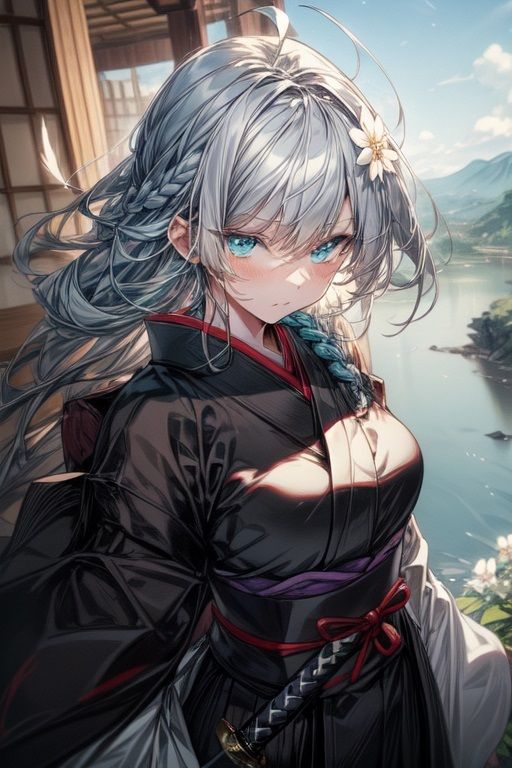 サンプル画像5:銀髪少女のグラビア集(シルバーヘアー愛好会) [d_670099]