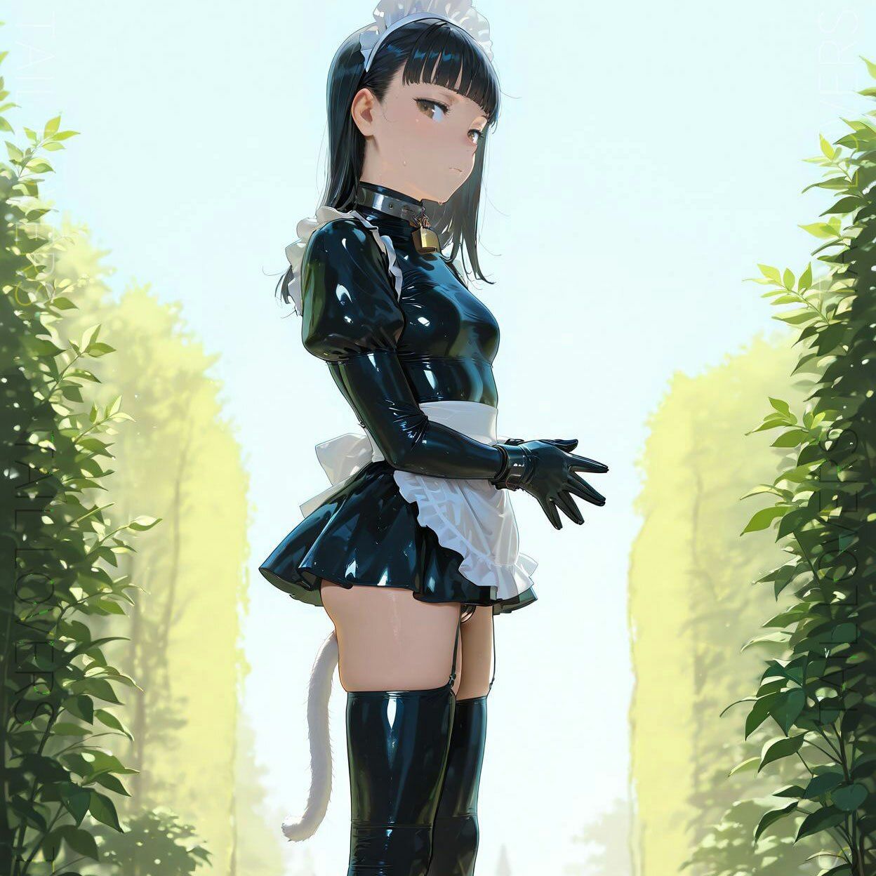 サンプル画像5:ラバーメイドのアナル尻尾研修【479枚】(TAIL LOVERS) [d_670166]