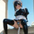 ラバーメイドのアナル尻尾研修【479枚】