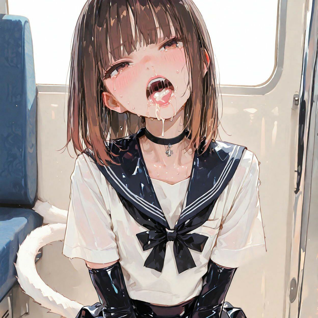 アナルしか使ってもらえないJK【413枚＋小説】｜ Anal Tail Girl 画像3