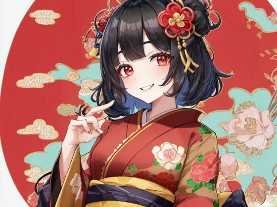 サンプル画像4:赤い瞳に惑わされ〜和装美人の清楚な笑みに堕ちた僕〜(ぬけ道出版) [d_670242]