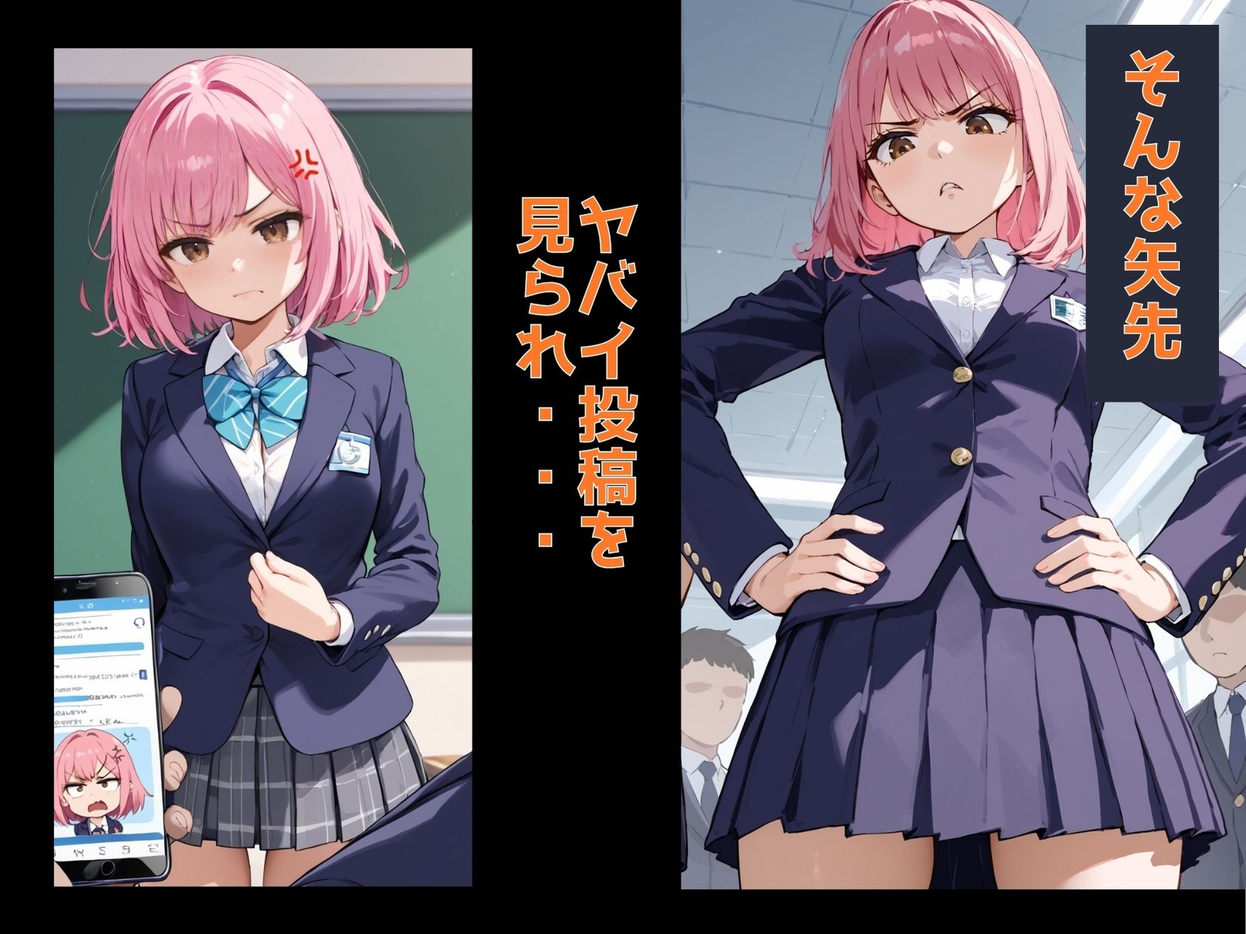 サンプル画像3:弱み握られ女子(スタンドアップ彩) [d_670261]