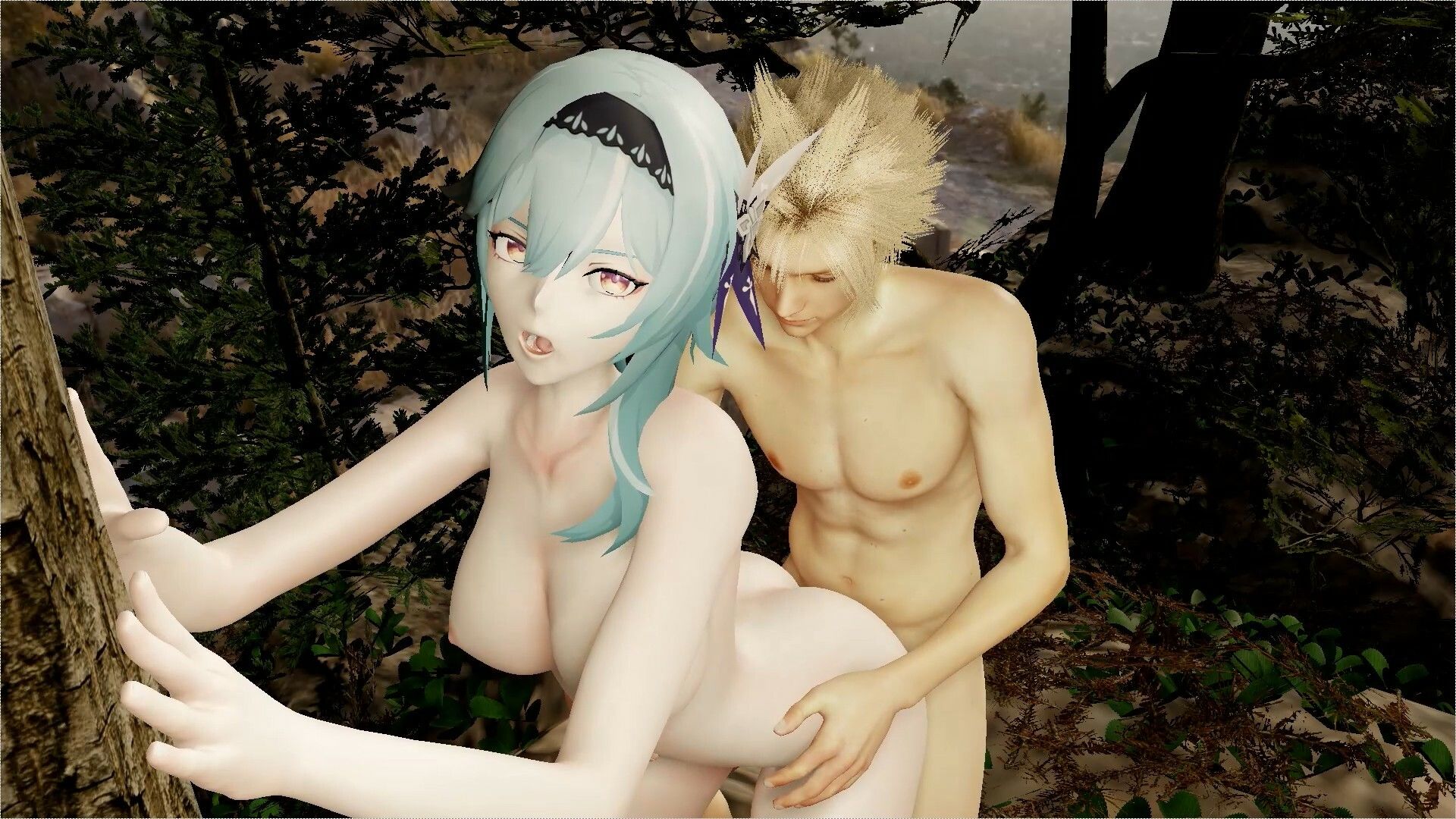 【ROMV333】【動画】エウルア - 原神 - とFF7クラウド「足こきバックぶっかけフェラチオ立ちバック」 画像7