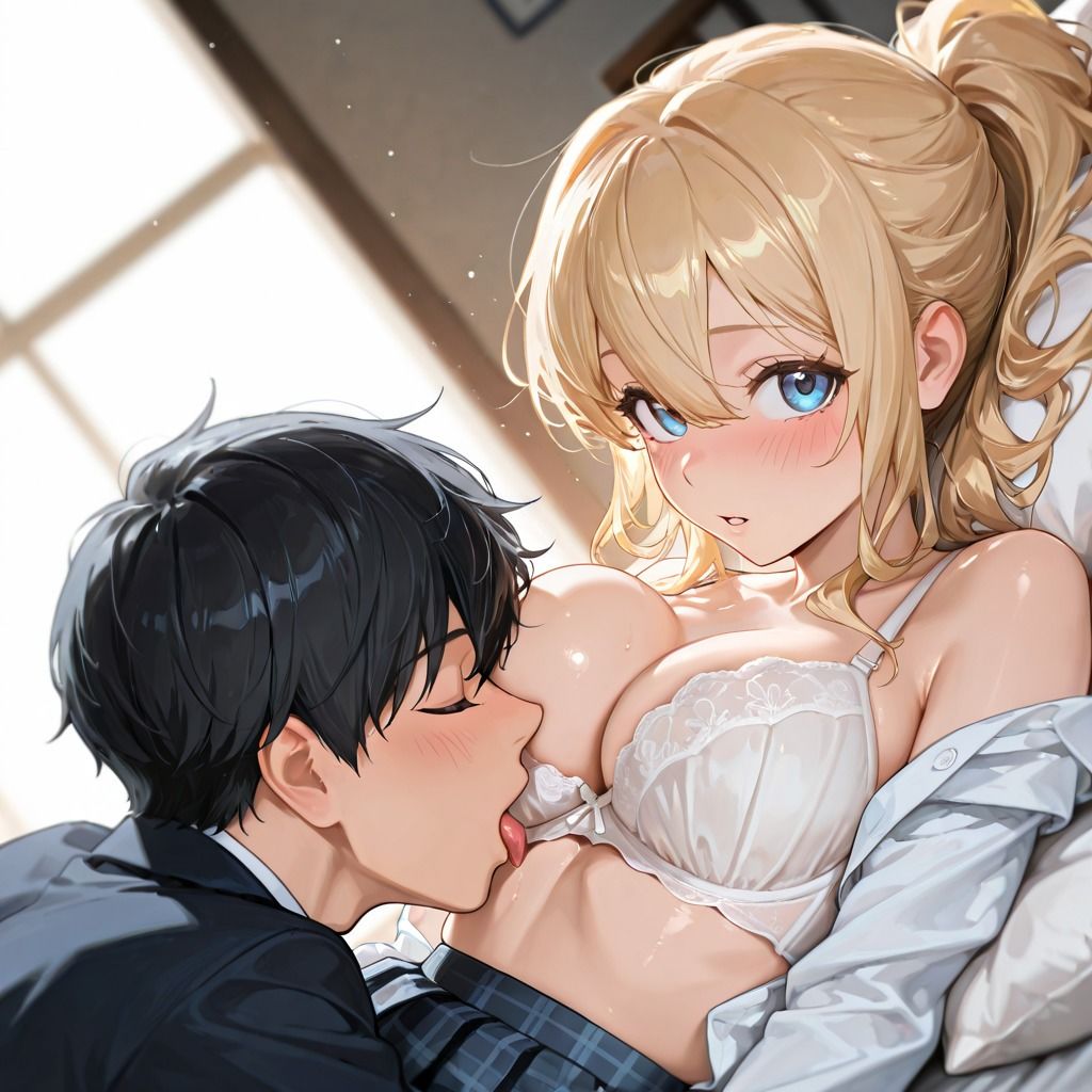 いつも大人しいロリ巨乳の彼女に毎日絞り取られた 画像6