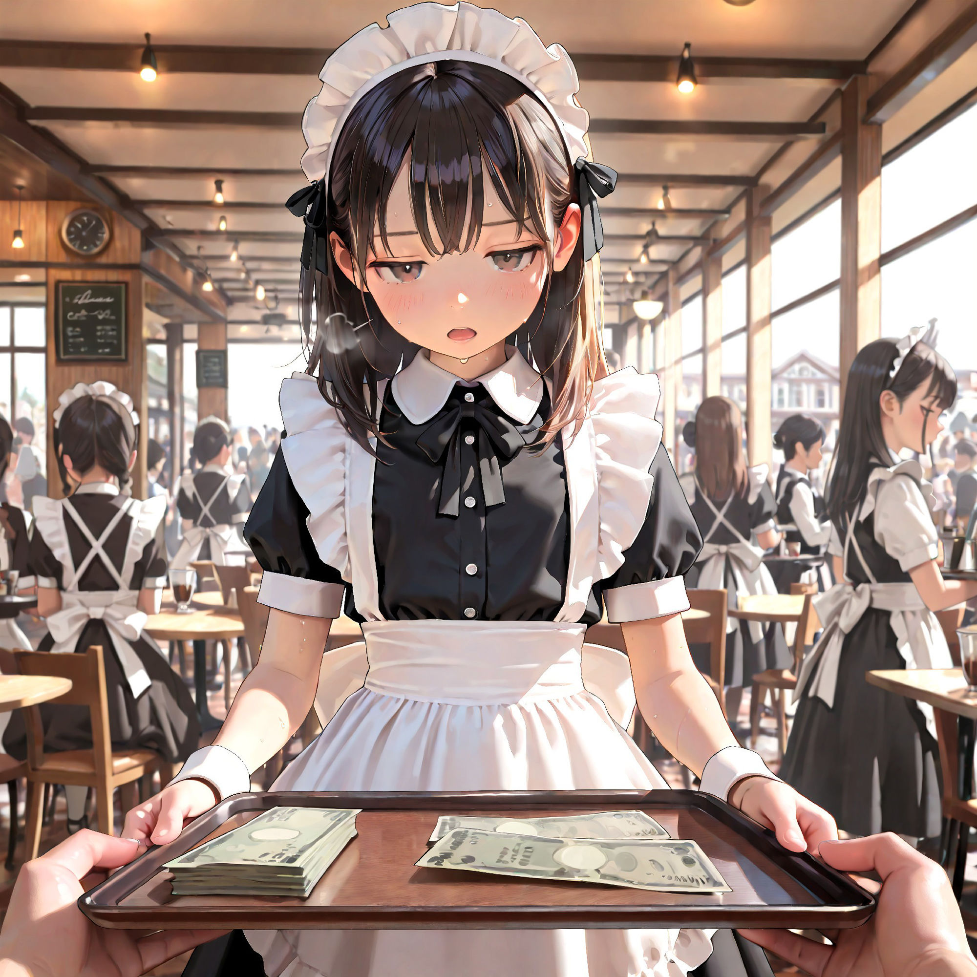 ジトメイドカフェのえっちなサービス！ morycats エロ画像2