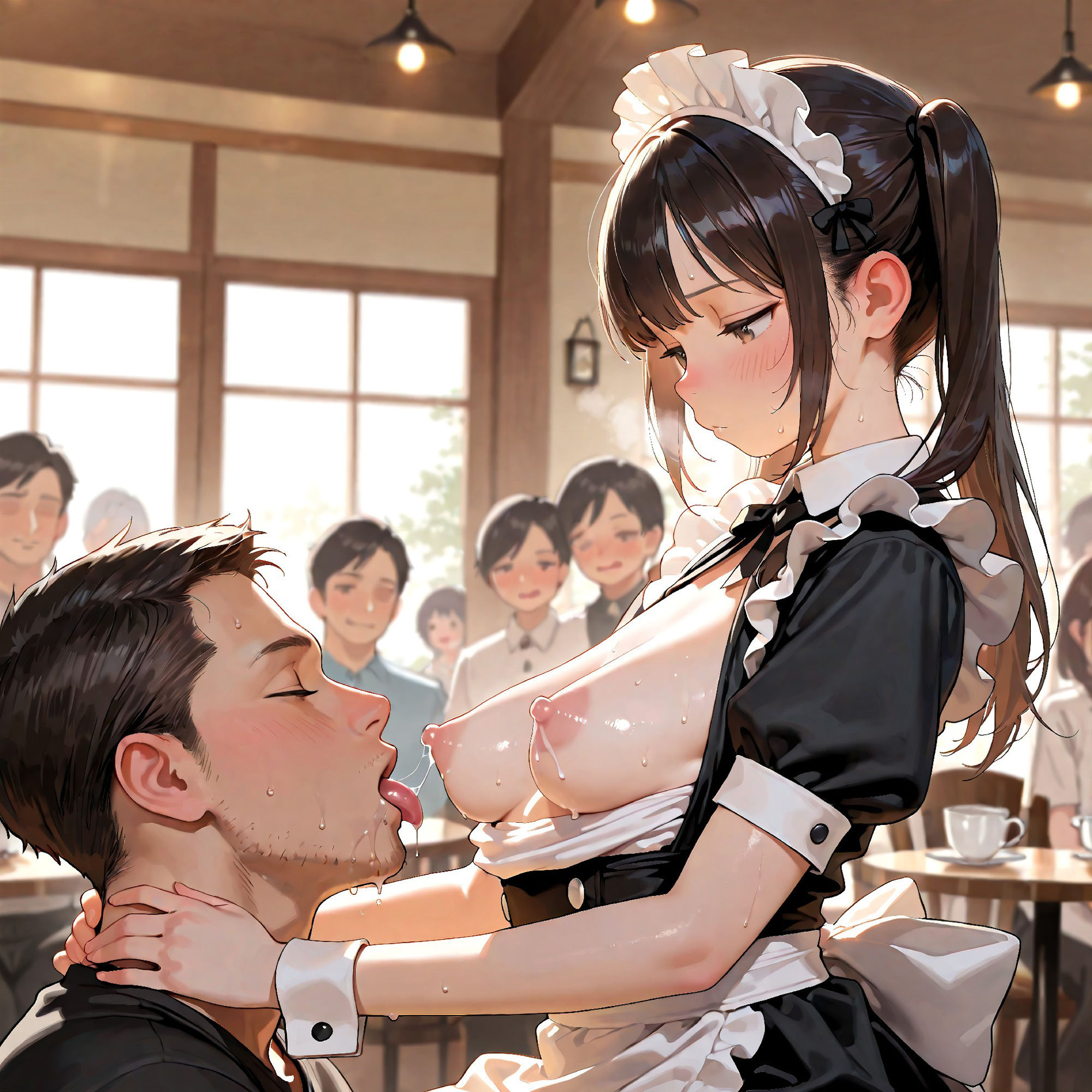 ジトメイドカフェのえっちなサービス！ morycats エロ画像4