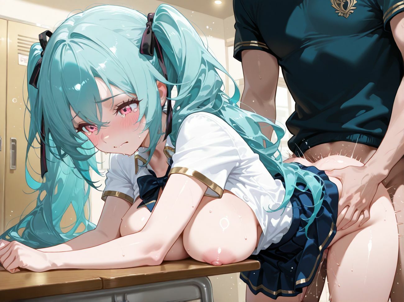 クールな巨乳カフェ店員、弱みを握られメス堕ち。 画像7