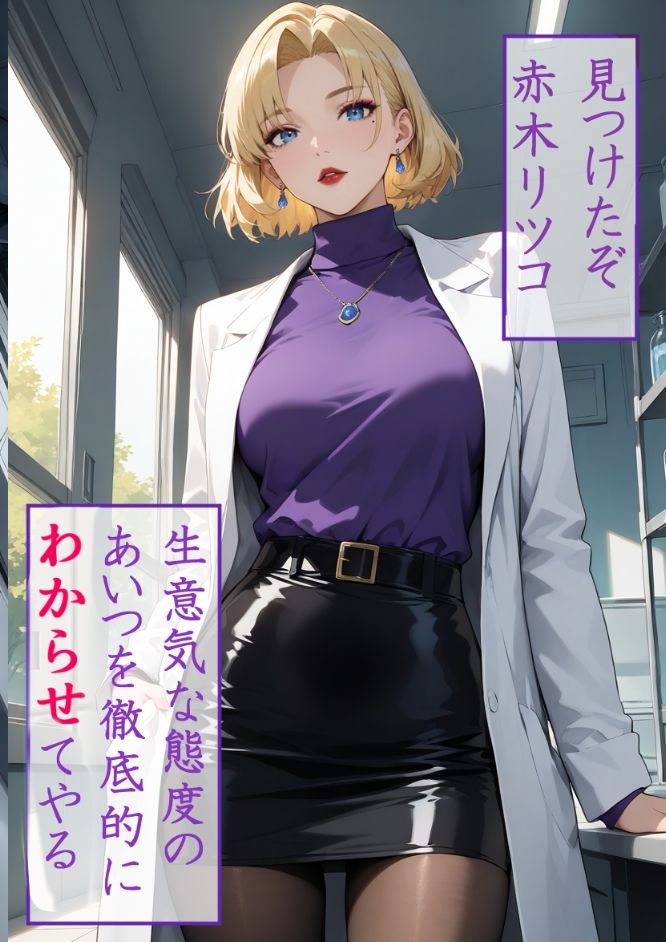 サンプル画像1:赤木リツコ  わからせ調教(がざしー) [d_670595]