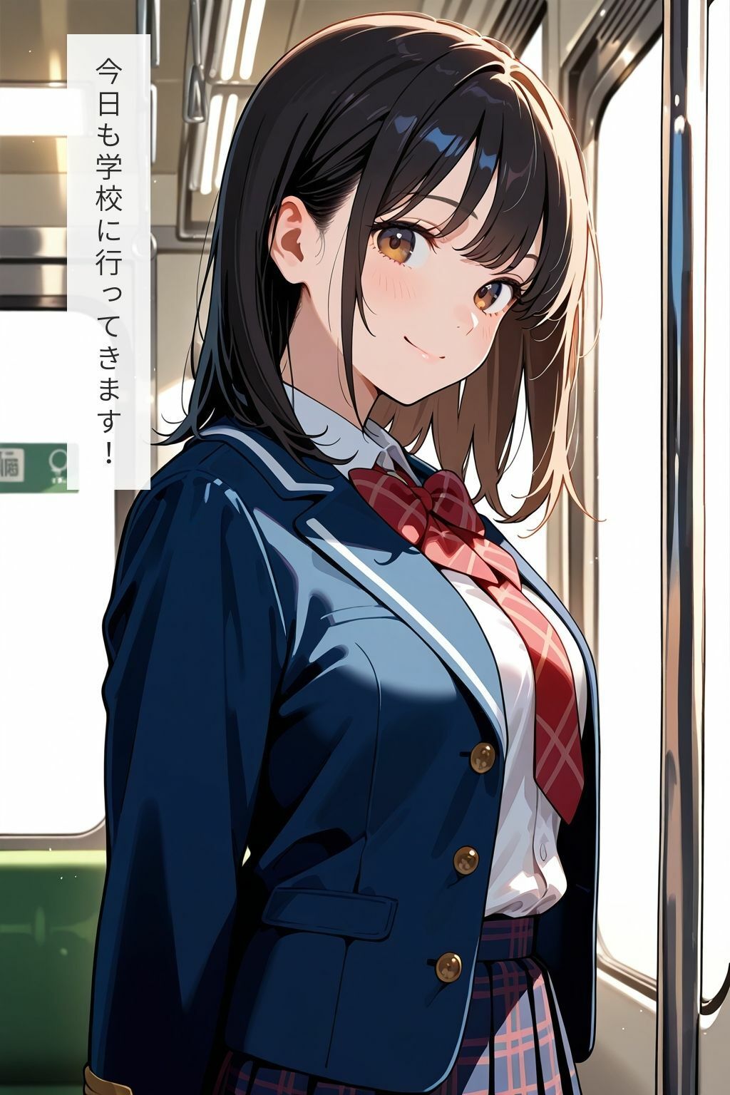 サンプル画像1:痴●車両「通学電車3号車」たまたま乗った車両は痴●の巣窟だった！(桃尻娘) [d_670599]