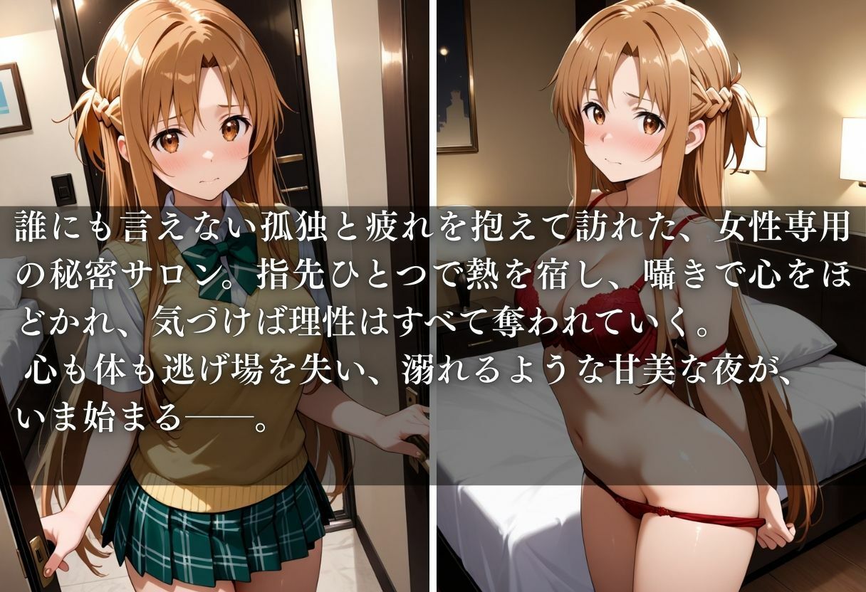 サンプル画像1:女性用風俗  アスナ編(すけこまオ) [d_670622]