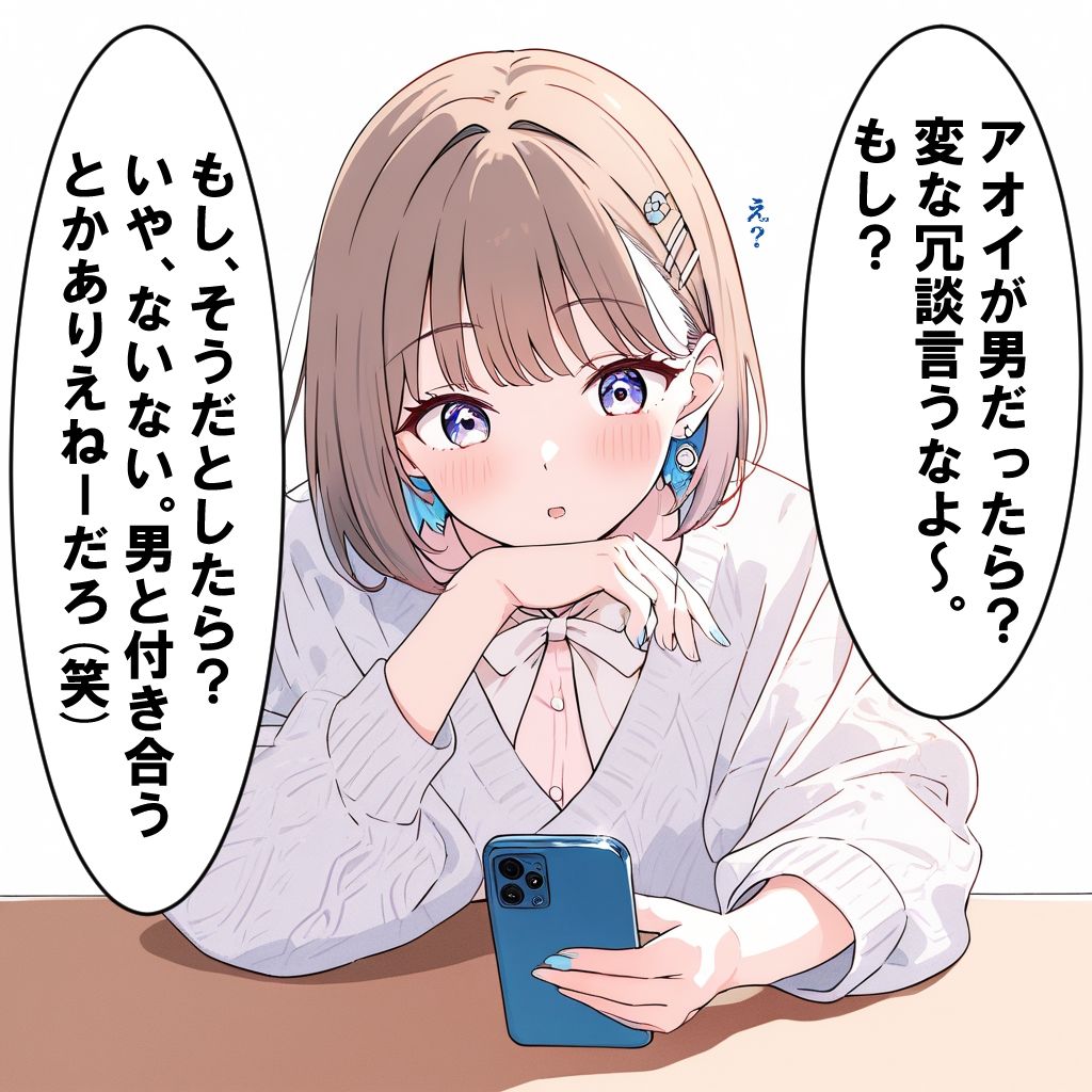【寝取られ】彼氏持ち男の娘がギャルに略奪される 画像10