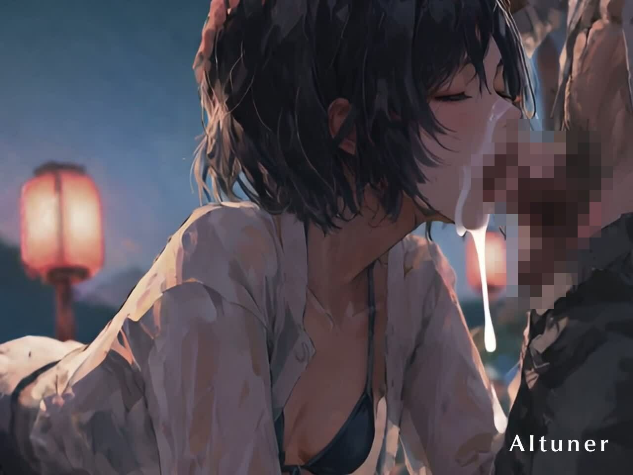 【29分HD】二つの夜、ひとつの熱――ネオンから提灯へ、彼女達は最後まで。 画像8