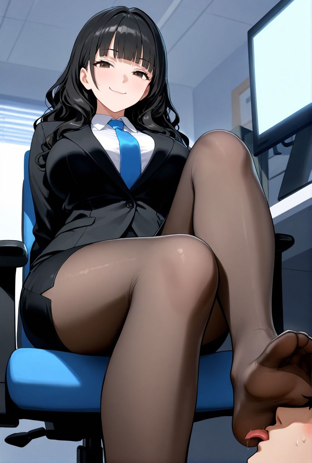 サンプル画像2:ドS上司のいじめプレイに部下の僕は従い続ける(むっちょん) [d_670772]