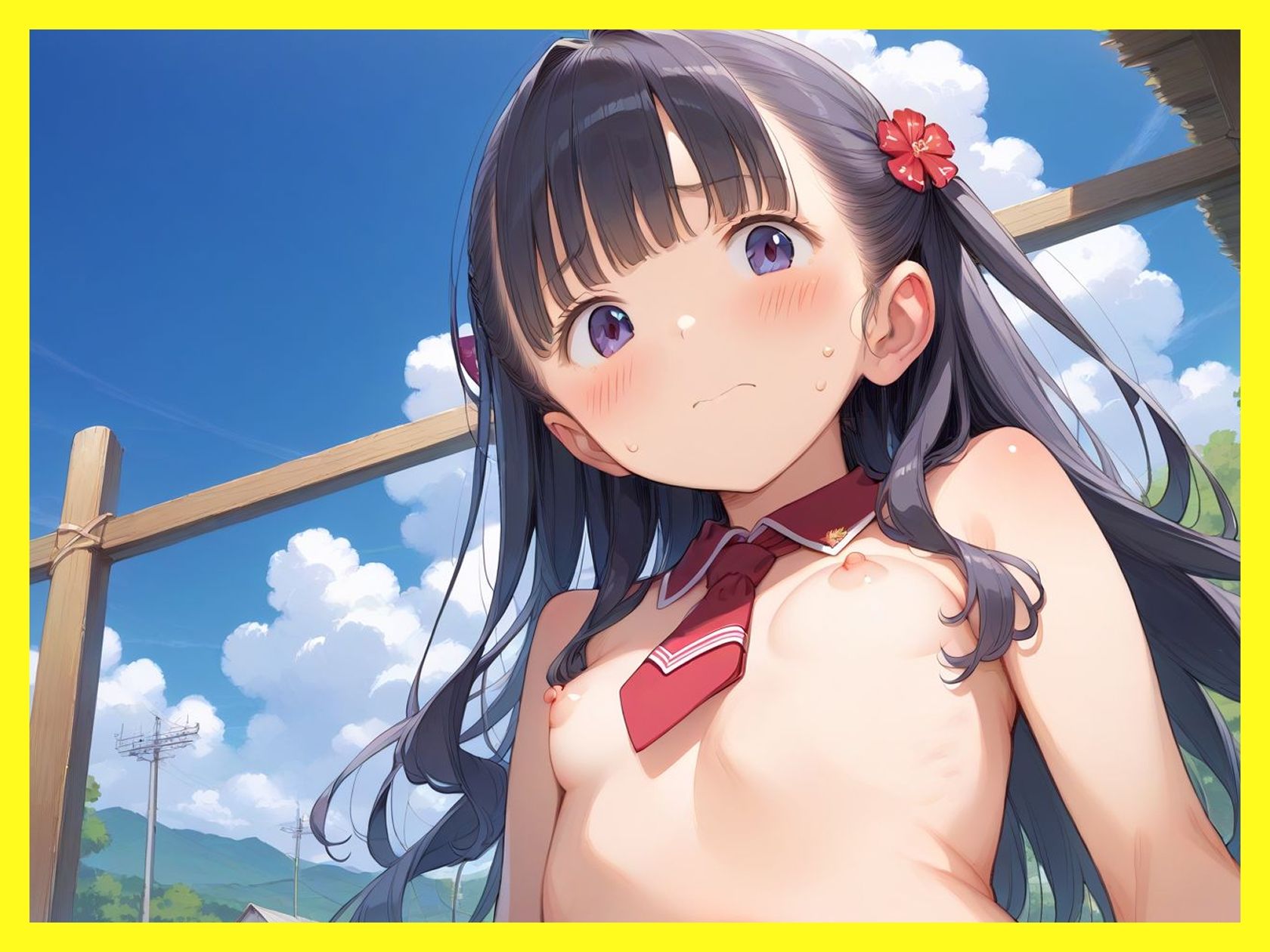 ロリ美少女01 屋外で生ハメ編 サンプル画像 6