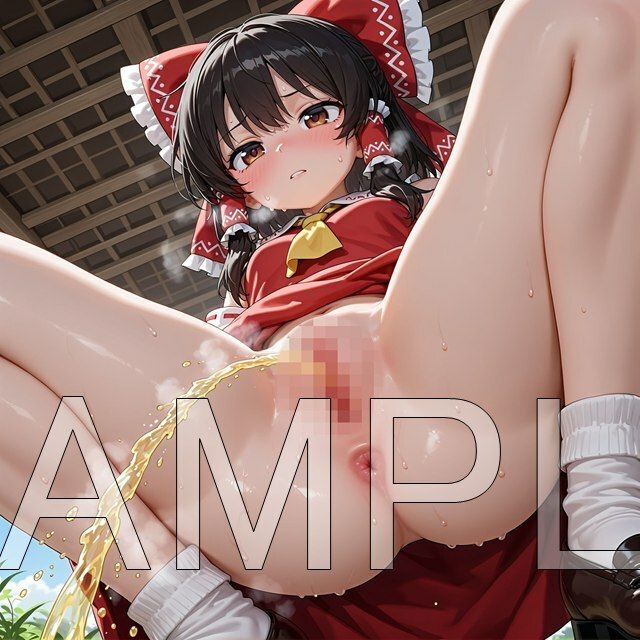 サンプル画像2:東方自機組おしっこ集(はいいろ) [d_670808]