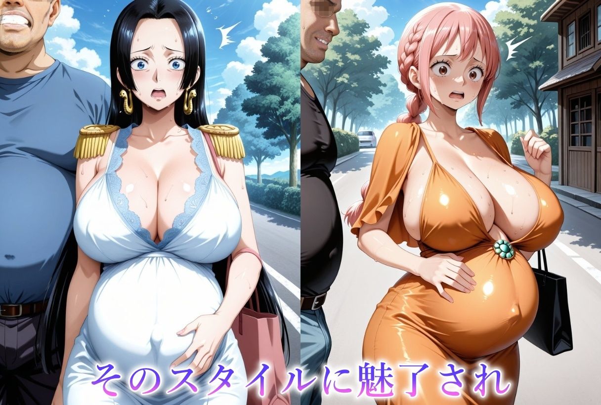 サンプル画像2:妊娠8か月目のヒロインを犯しちゃいました-O●E PIECE ハ●コック＆レ●ッカ-(バギナch) [d_670833]