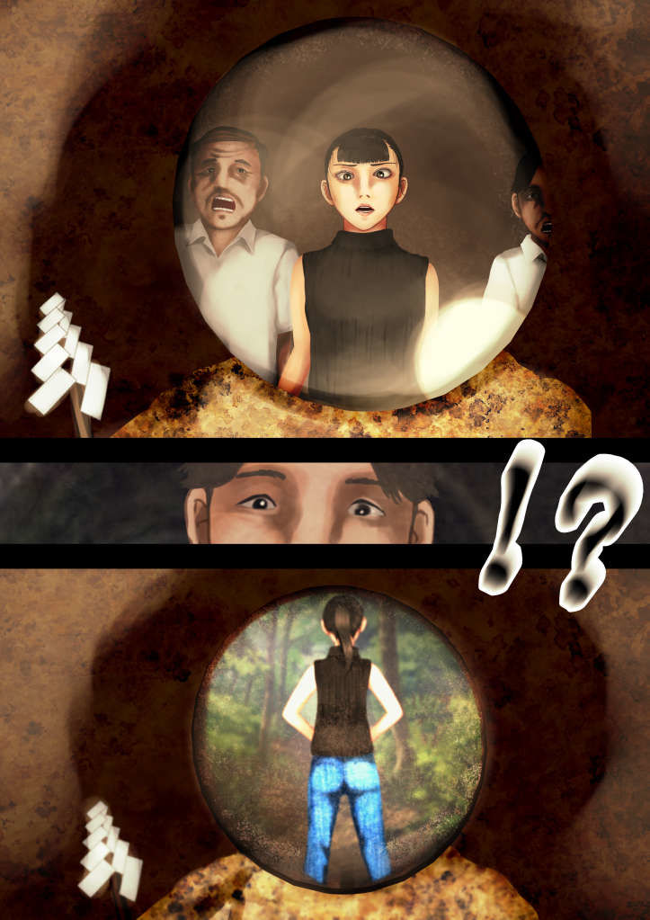 サンプル画像4:霊感女子02―呪われた鏡に写る放尿美女―神代玲花（かみしろれいか）の事例(四葉弘彦) [d_670840]