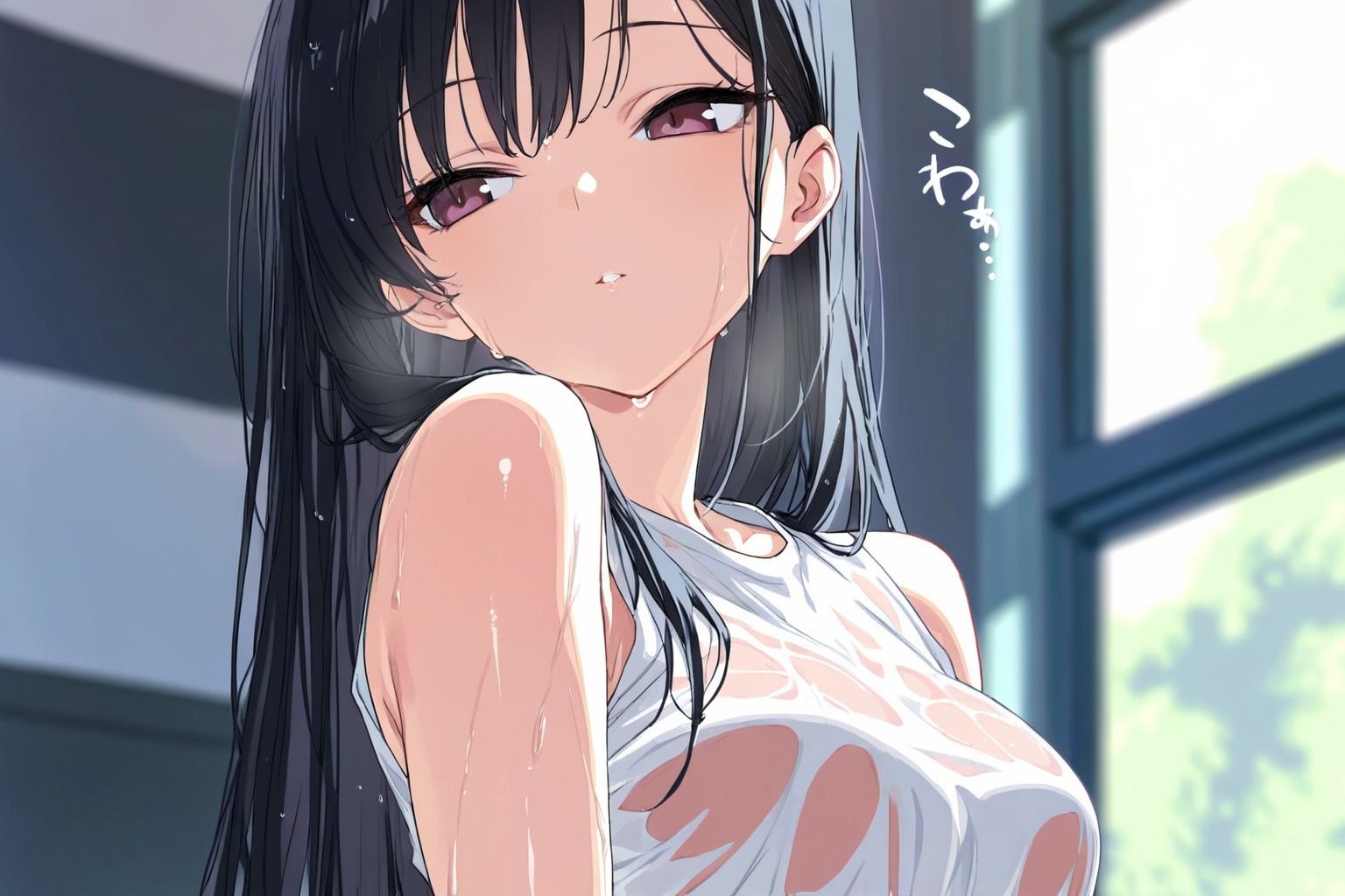 サンプル画像1:これで感度アップ！？アヘアへハメ撮り(黒髪至上主義) [d_670853]